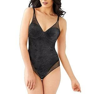Bali Ultra Light Firm Control Bodysuit Bodyshapper 6552 in black size 38DD